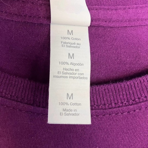WE Have Nothing to Lose & A World to See Purple Statement T-Shirt Women's Size M - Picture 3 of 15